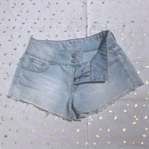 Refuge Light Wash Denim Jean Shorts Sz 4